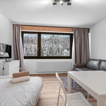 Studio Cosy Au Centre De Crans-Montana Luaran gambar
