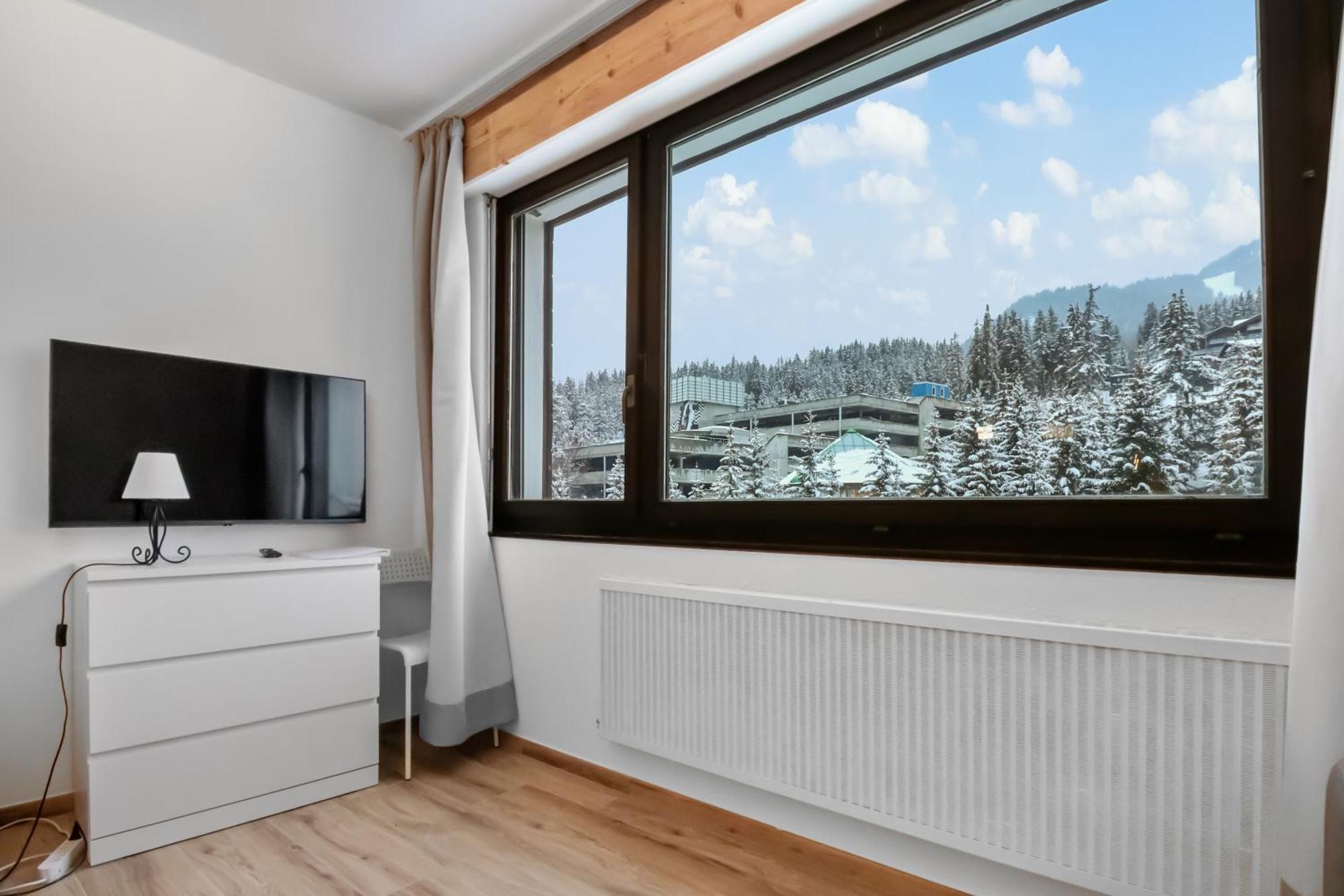 Studio Cosy Au Centre De Crans-Montana Luaran gambar